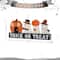 Glitzhome® 12"L Halloween Wooden TRICK OR TREAT Pumpkin & Ghosts Table Decor